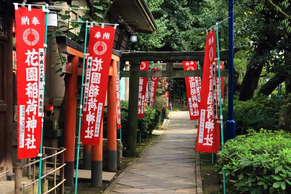 日本东京-2017年9月30日: 上野公园 Gojouten 神社. — 图库照片