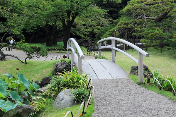 Traditional Japanese park in Tokyo — Stock Photo, Image