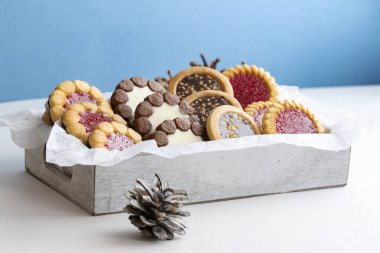 Noel kurabiyeleri Noel için iyi bir hediye.