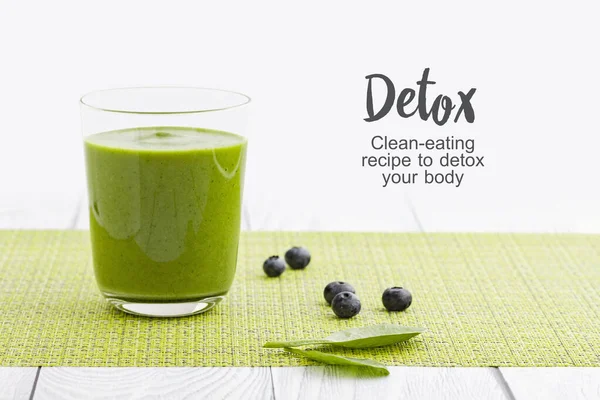Bersih-makan resep untuk detox tubuh Anda — Stok Foto