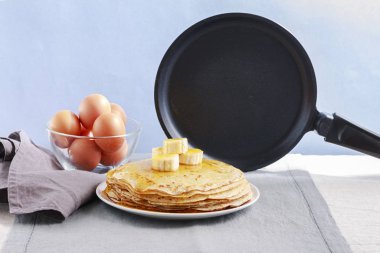 Bahar karnaval için geleneksel krep