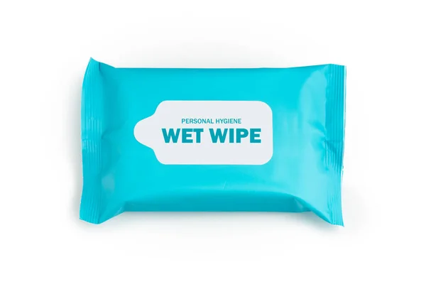 Wet Wipes Isolated White Background — Stock Photo, Image