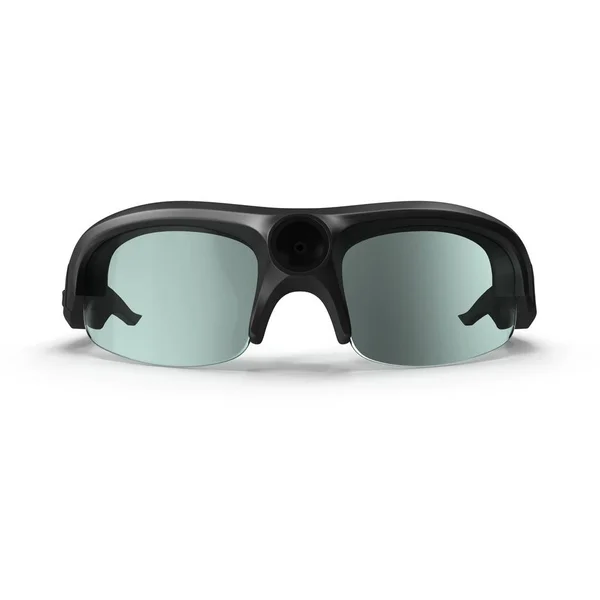 Óculos com vídeo-câmera de renderização 3d — Fotografia de Stock