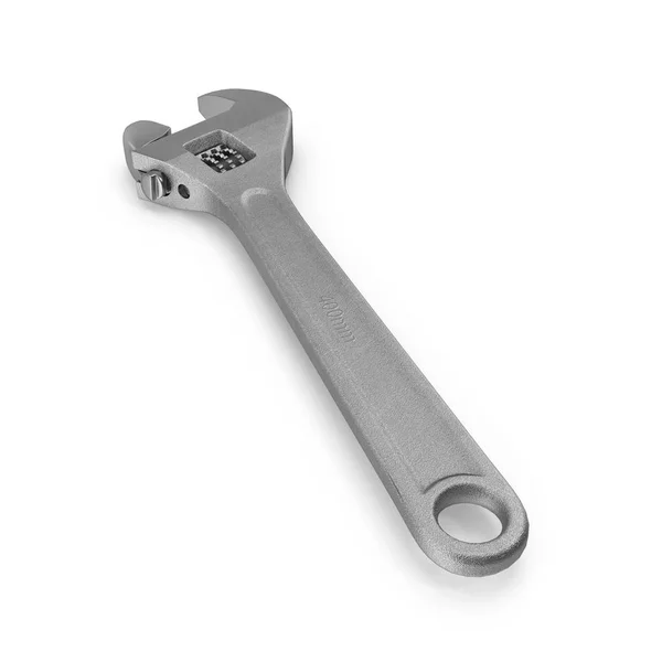 Adjustable Wrench chromium — Stock Photo, Image