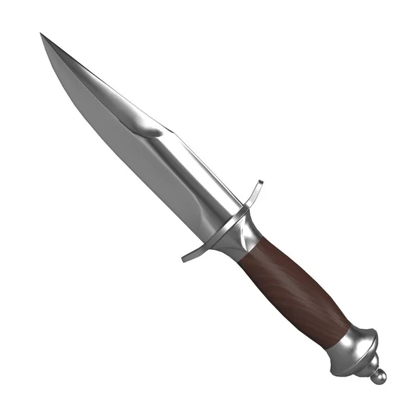 Steel dagger, computer generated — Stock Photo, Image