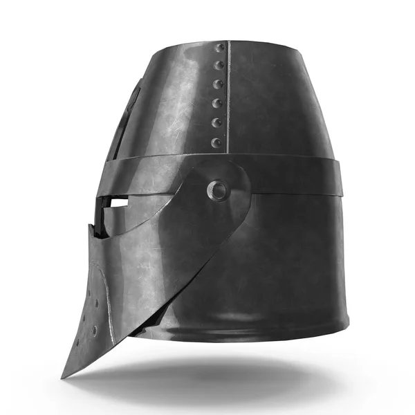 3D rendering of medieval french helmet. — Stock Photo, Image