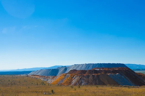 Mining dumps, rock — Stock Photo, Image