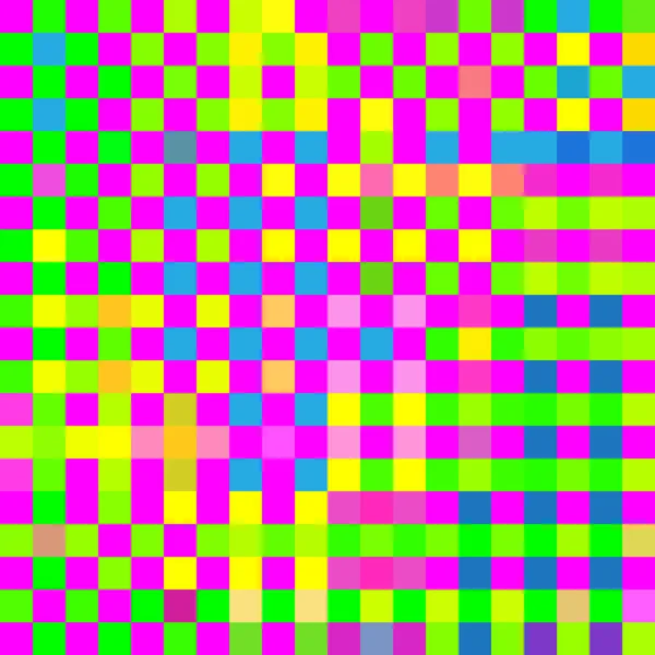 Mosaïque abstraite multicolore fond à carreaux — Image vectorielle