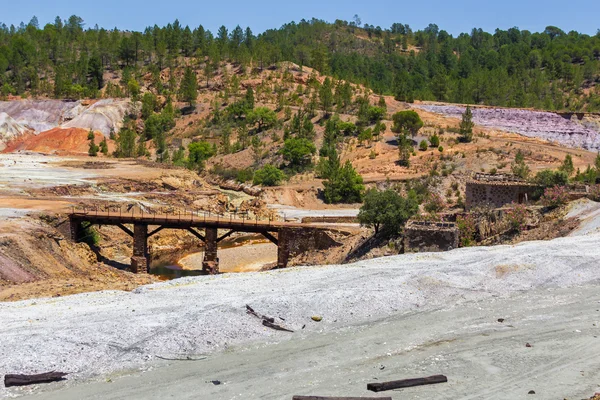 Rio Tinto Nehir Eski Taş Köprü — Stok fotoğraf