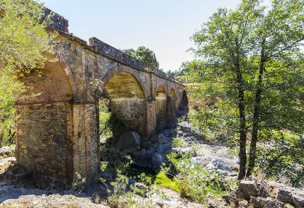 Puente Peramora Aroche Most Peramora Aroche Huelva Andaluzja Hiszpania — Zdjęcie stockowe