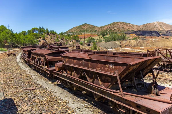 Der Nähe Von Eisenbahnwaggon — Stockfoto