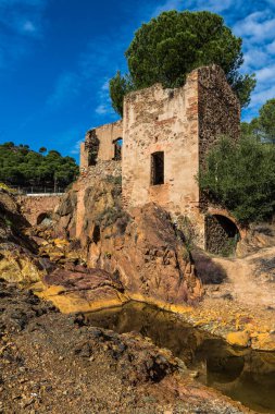 Eski watermill antika sömürü