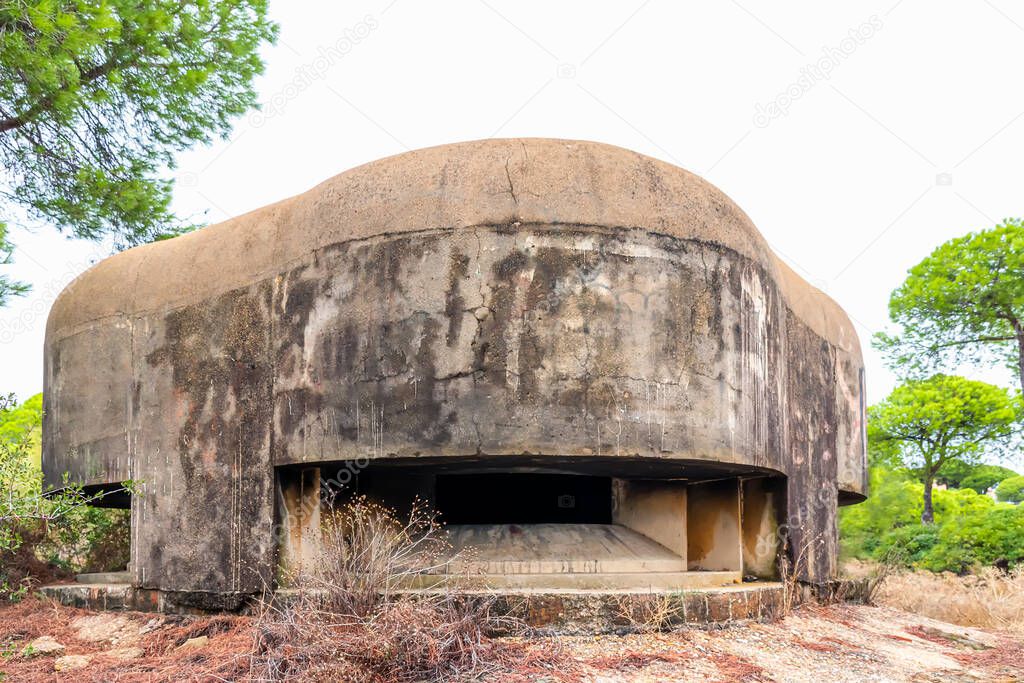 Old military bunker of WWII