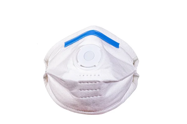 Widok Maski Jednorazowego Oddychania Ffp3 Ochrona Dróg Oddechowych Przed Covid — Zdjęcie stockowe