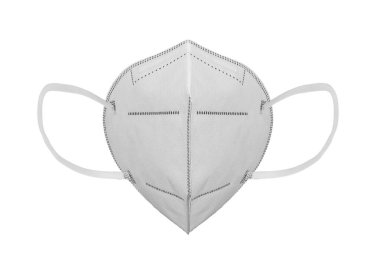 Kulaklıklı tek kullanımlık maske, FFP2 ve N95 / KN95 korumalı. Kendini ve diğerlerini Covid-19 'dan korumak için yüz maskesi. Solunum vanası olmadan, enfeksiyonların yayılmasına karşı koruma
