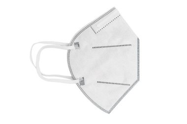 Kulaklıklı tek kullanımlık maske, FFP2 ve N95 / KN95 korumalı. Kendini ve diğerlerini Covid-19 'dan korumak için yüz maskesi. Solunum vanası olmadan, enfeksiyonların yayılmasına karşı koruma