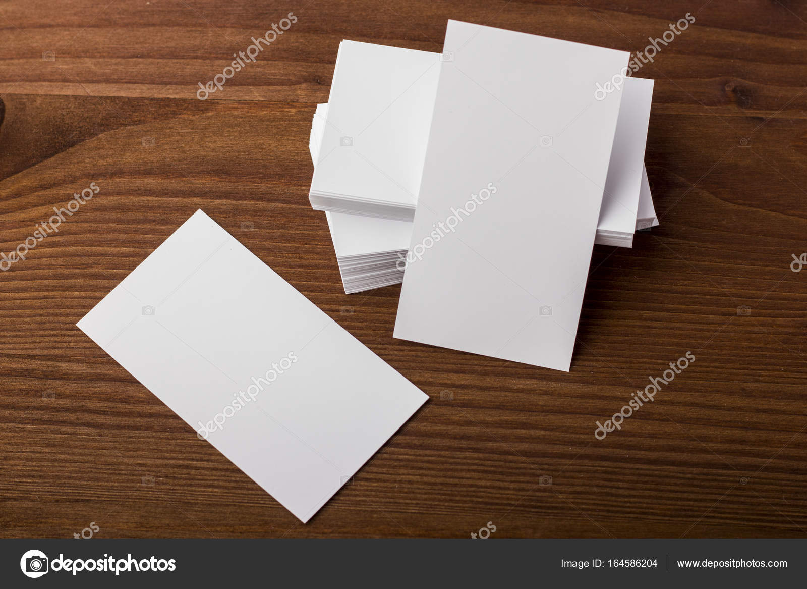 blank business cards on wooden background stock photo art rich