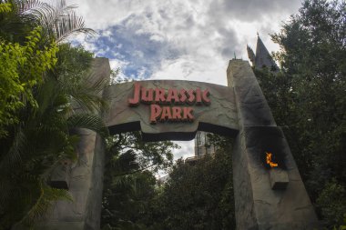 Orlando, Amerika Birleşik Devletleri - 14 Ekim, 2016-ziyaretçiler, tema parkı Universal Studios Adaları macera