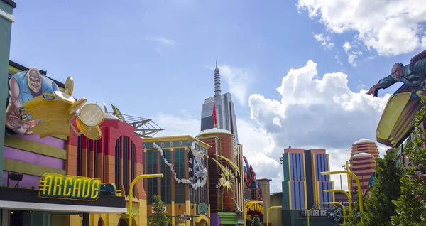 Orlando, Amerika Birleşik Devletleri - 14 Ekim, 2016-ziyaretçiler, tema parkı Universal Studios Adaları macera