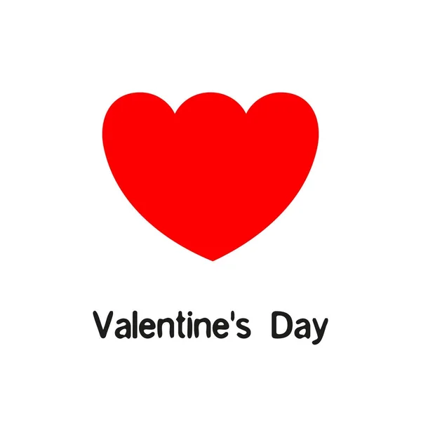 Открытка День Святого Валентина Любовный Треугольник Векторный Рисунок — стоковый вектор
