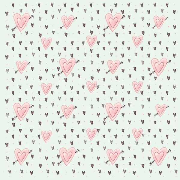 Template Theme Love Valentine Day Wedding Vector Illustration — Stock Vector
