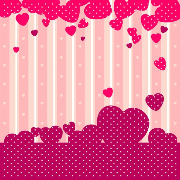 Template Theme Love Valentine Day Wedding Vector Illustration — Stock Vector