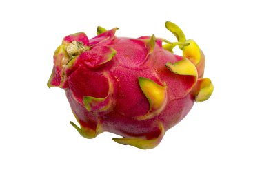 Dragon meyve veya beyaz arka plan üzerinde Pitaya. yalıtılmış nesne 1