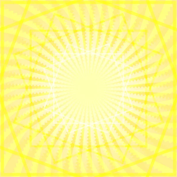 Fond Vectoriel Avec Jaune Rayons Soleil Modèle Texte Illustration Vectorielle — Image vectorielle