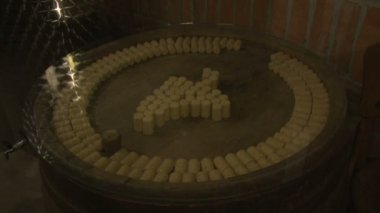 şarap cam şişe şişe mantarı kümeleri 4 çekim karışımı