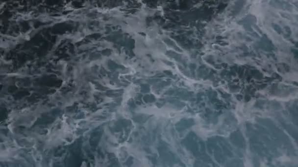 Ondas oceânicas grandes — Vídeo de Stock