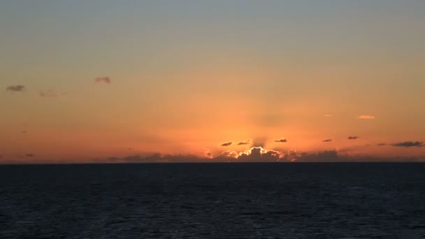 Západ slunce, zrychlené záběry — Stock video