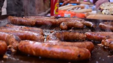 Kızarmış sosis Close-Up