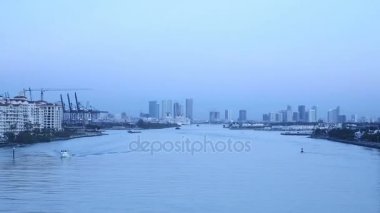 Kasırga Irma, timelapse, sonra Miami Miami, Fl, Amerika Birleşik Devletleri - 11 Eylül 2017