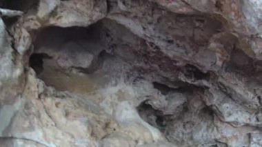 Mağara closeup taş pasajda