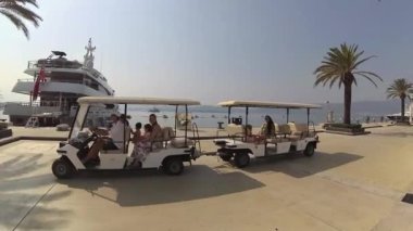 Porto Karadağ - Akdenizliler lüks yat ev liman ve marina village, Tivat 31 Ağustos 2017 önde gelen yat