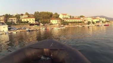 siyah kauçuk tekne il sahillerinin yaklaşımlar