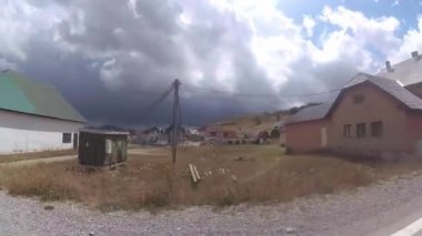 İdil dağa köylerin Kuzey Karadağ Durmitor