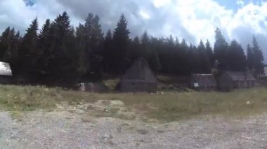İdil dağa köylerin Kuzey Karadağ Durmitor