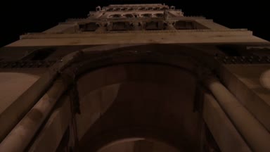 Aşağı - Diocletianus Sarayı Tilt gece, Split, Hırvatistan 