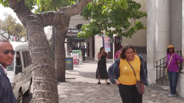 Bahamy Września 2017 Ulica Nassau — Wideo stockowe