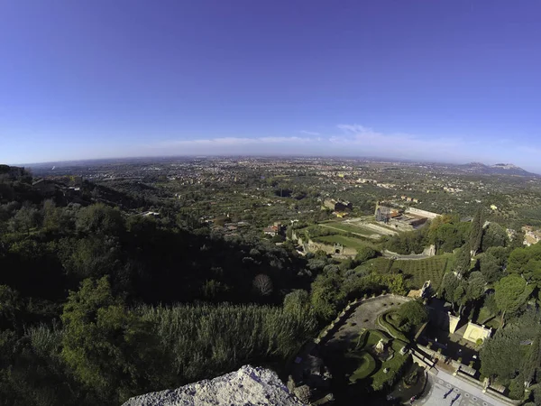 Panoramic View Tivoli Italy Park Villa Este — ストック写真