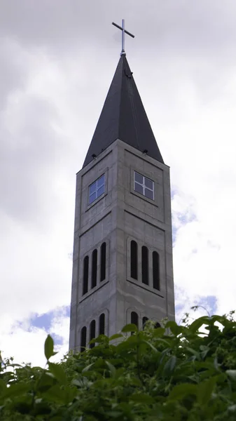 Mostar Bosnia Herzegovina Franciscan Church Bell Tower — ストック写真