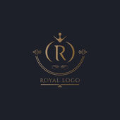 R betű Royal logó 
