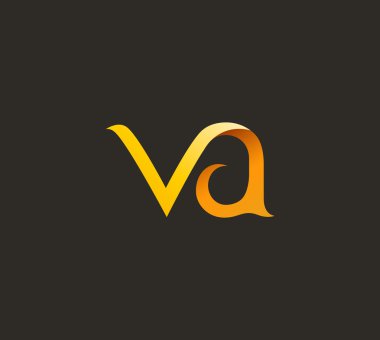 VA ortak harf logo