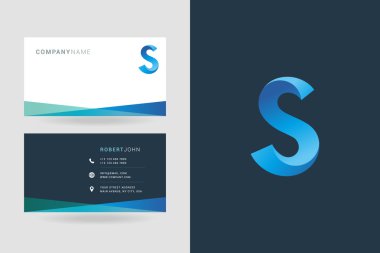 S harfi Logo kartvizit