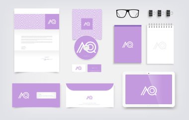 Marka mockup, ileti örneği sunu şablonları