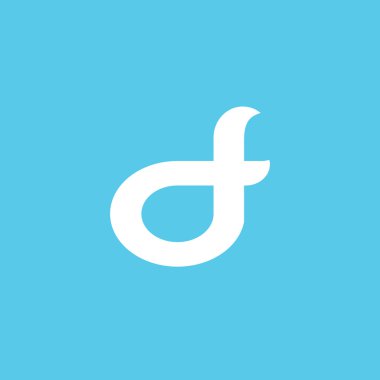 D harfi Logo kartvizit