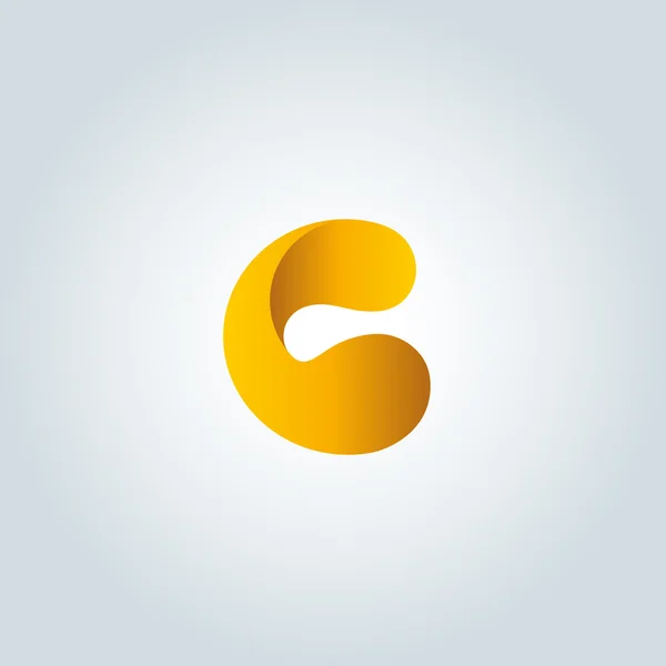 C letter logo icon — Stock Vector