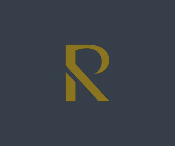 Ikony Logo písmeno R — Stockový vektor