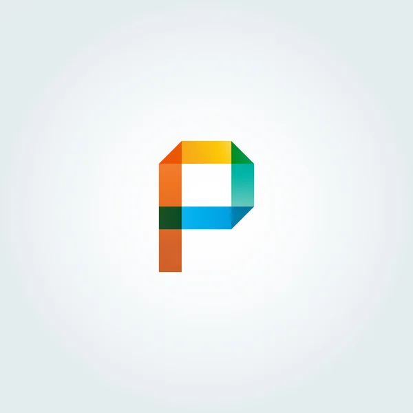 P letterpictogram Logo — Stockvector